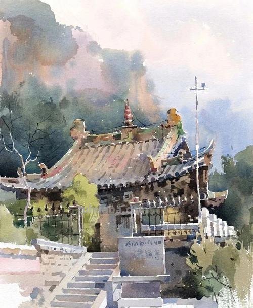 吴昌文写生风景水彩画作品选集