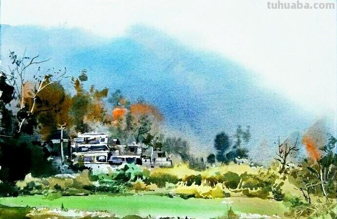 吴昌文写生风景水彩画作品选集