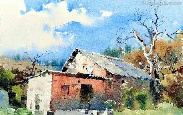 吴昌文写生风景水彩画作品选集
