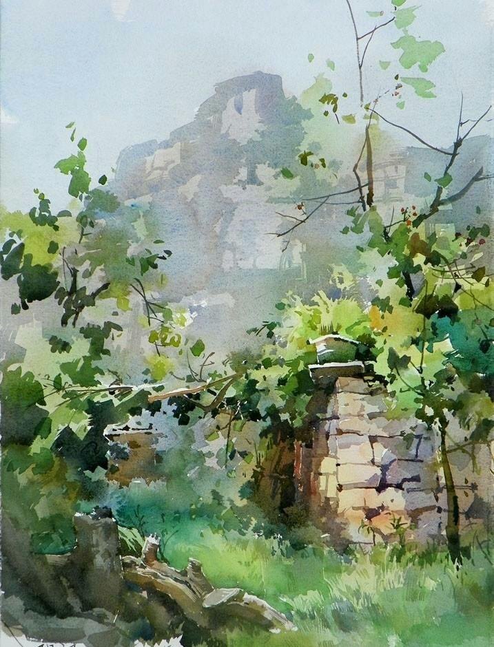 吴昌文写生风景水彩画作品选集