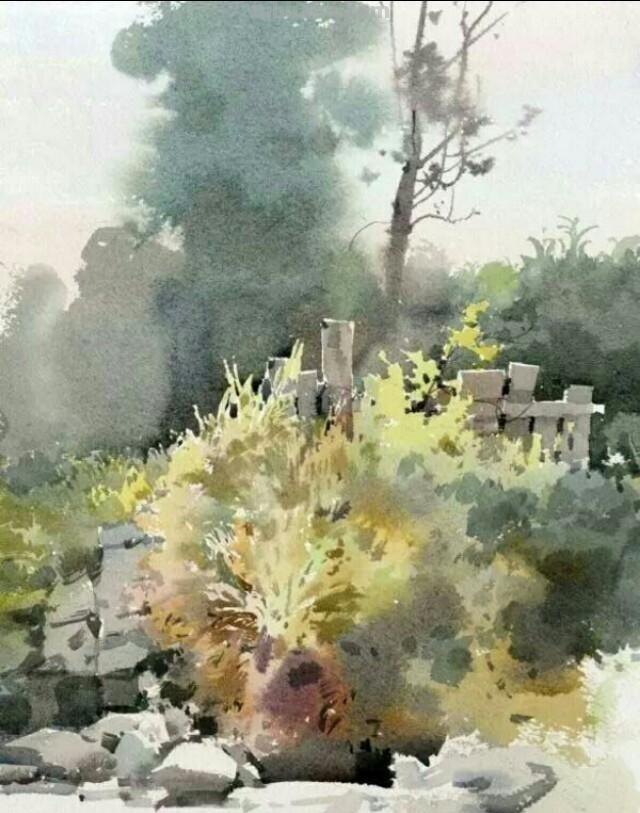 吴昌文写生风景水彩画作品选集
