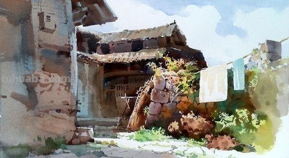 吴昌文写生风景水彩画作品选集