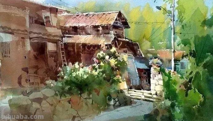 吴昌文写生风景水彩画作品选集