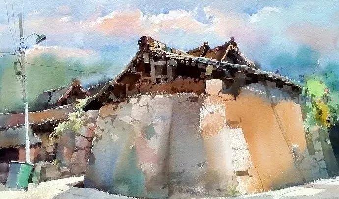 吴昌文写生风景水彩画作品选集