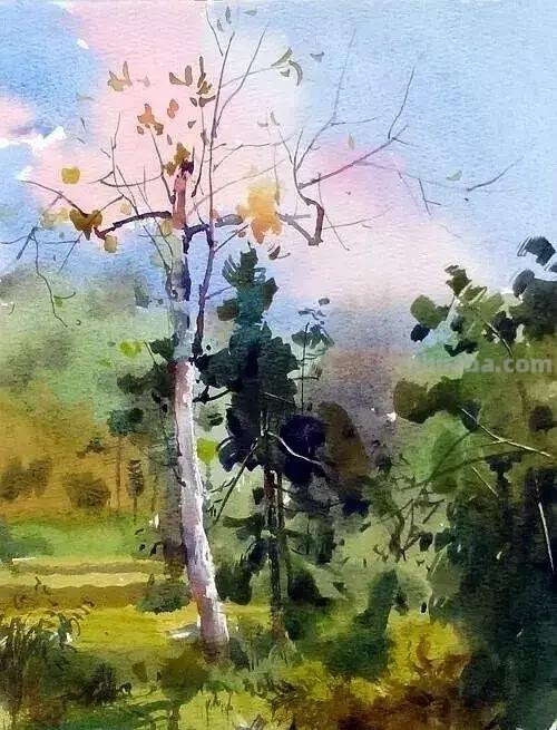 吴昌文写生风景水彩画作品选集