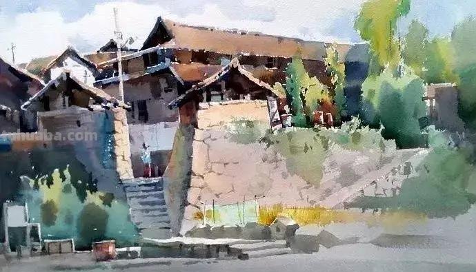 吴昌文写生风景水彩画作品选集