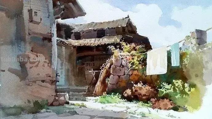 吴昌文写生风景水彩画作品选集
