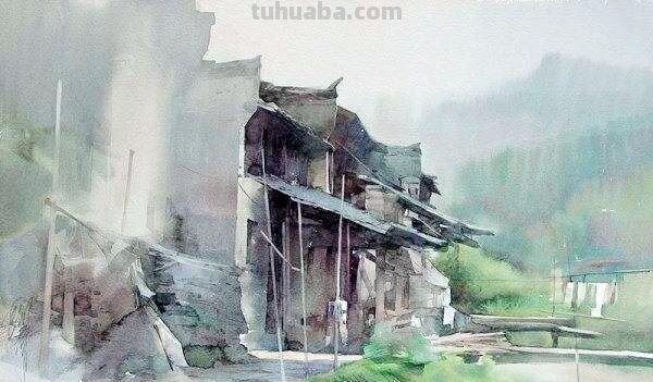 吴昌文写生风景水彩画作品选集