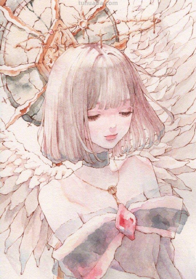 画师大佬绘制水彩版的美少女战士，土萌萤看起来好帅气