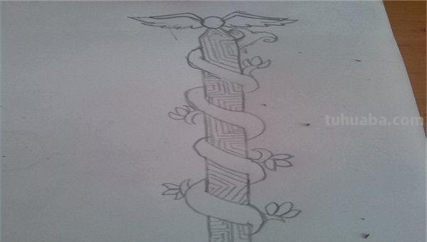 藤条怎么画简笔画 如何画向上爬的藤蔓？