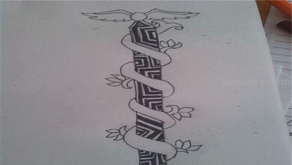 藤条怎么画简笔画 如何画向上爬的藤蔓？