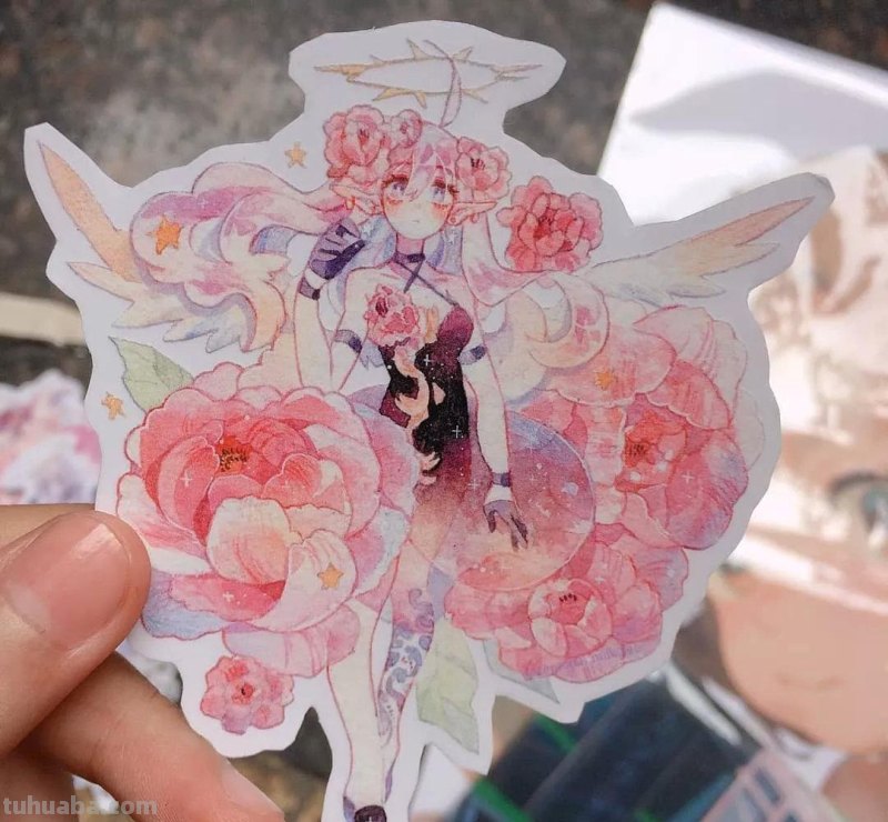 温暖又可爱的水彩动漫风插画欣赏