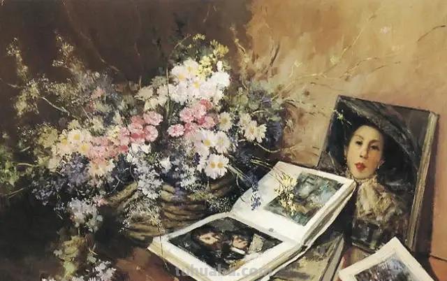 巴西画家马格塔斯花卉静物油画作品欣赏