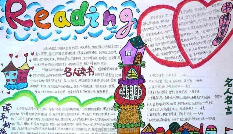 读书手抄报教程 读书手抄报教程视频