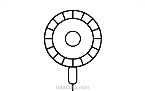 风扇怎么画简笔画 生活用品简笔画——电风扇？