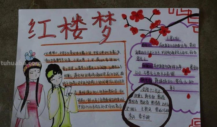 红楼梦读书卡该怎么写 读书卡四大名著内容怎么写？