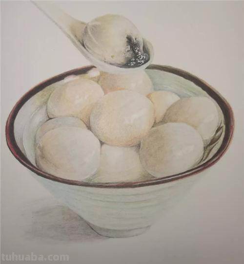 汤圆啊速写 兔年汤圆绘画?