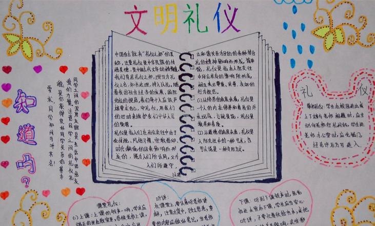 文明主题手抄报内容是什么 灿烂的中华文明手抄报内容?