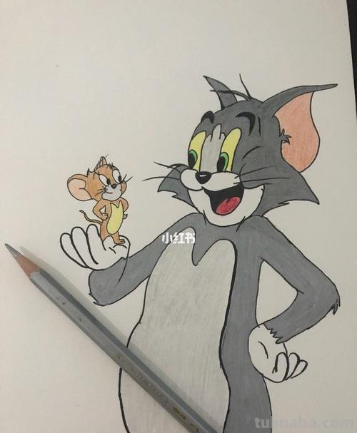 汤姆猫怎么画彩铅 怎么用笔画汤姆？