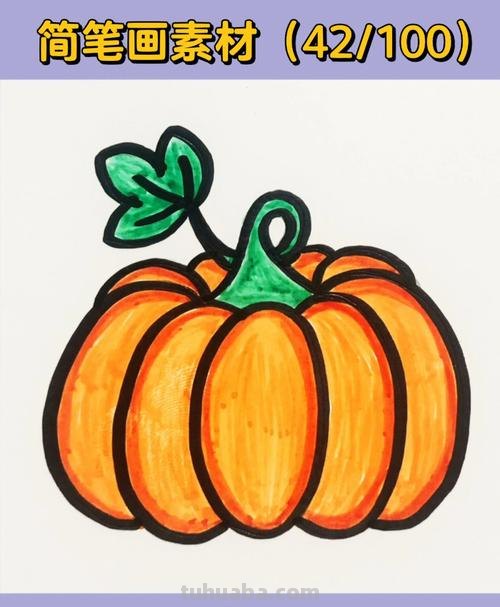 南瓜简笔画教程 南瓜简笔画教程视频
