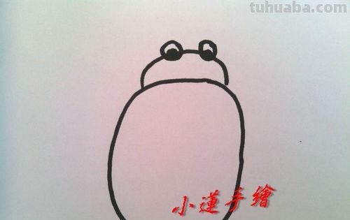 用油画棒怎样画七星瓢虫 用油画棒怎样画七星瓢虫