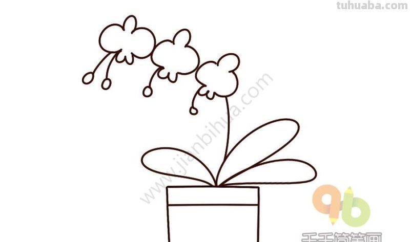 一波可爱又简单的小盆栽简笔画，简单易学哦，快收藏吧~