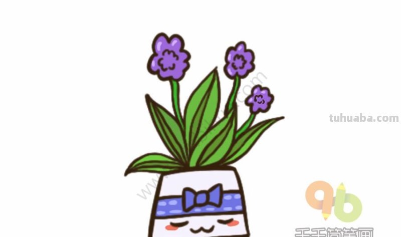 一波可爱又简单的小盆栽简笔画，简单易学哦，快收藏吧~