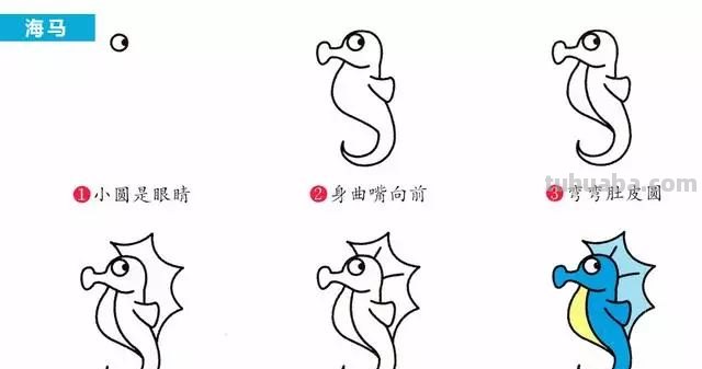 每天学一幅简笔画-30种动、植物画法的图解，一学就会