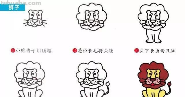 每天学一幅简笔画-30种动、植物画法的图解，一学就会