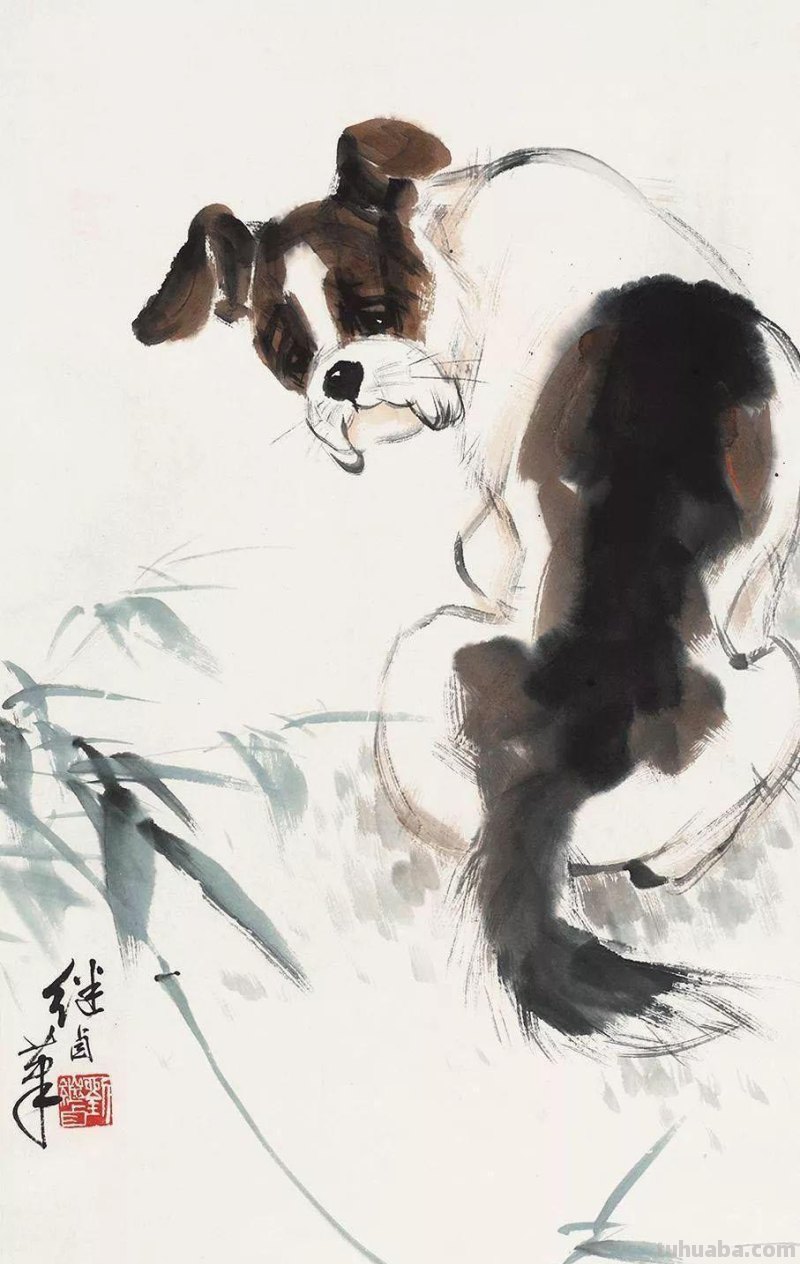 刘继卣画狗，拟人化的写实画法