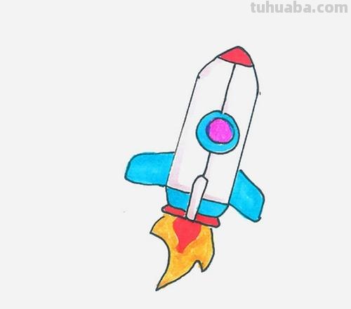 儿童简笔画：每个孩子都有一个航空梦，飞机火箭给你小小的满足