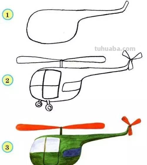 儿童简笔画：每个孩子都有一个航空梦，飞机火箭给你小小的满足