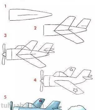 儿童简笔画：每个孩子都有一个航空梦，飞机火箭给你小小的满足