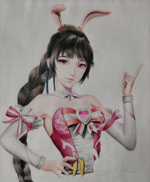 彩铅怎么画古代美女 怎么用彩铅画小舞？