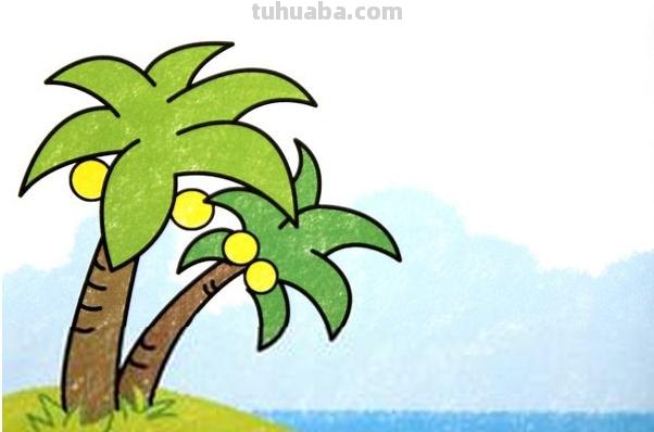 椰子树怎么画 椰子树怎么画