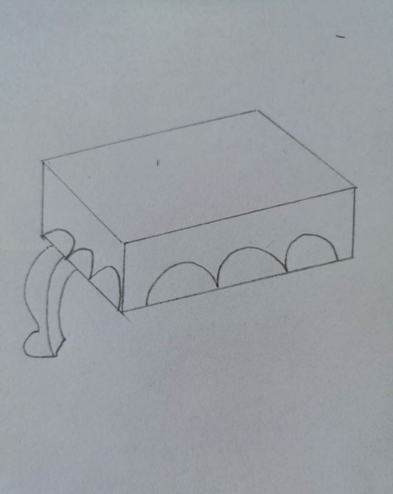 手绘彩铅茶几怎么画 怎样画桌子？