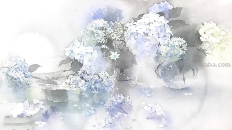 日本著名水彩花卉画家中村爱：三思而后行