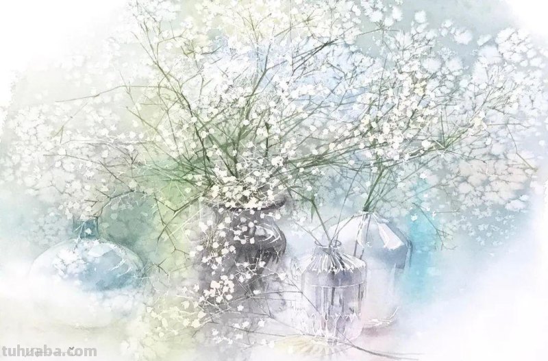 日本著名水彩花卉画家中村爱：三思而后行