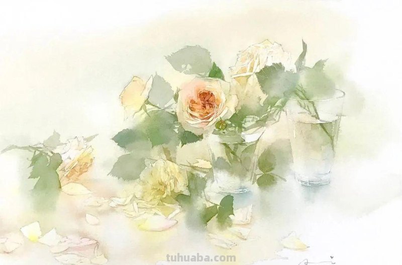 日本著名水彩花卉画家中村爱：三思而后行