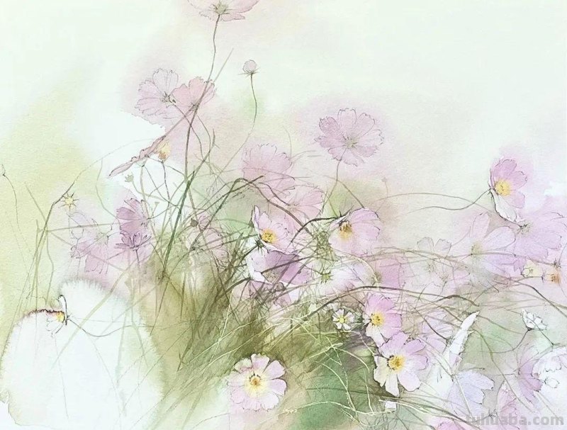 日本著名水彩花卉画家中村爱：三思而后行