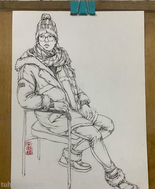 速写带照片 如何将照片弄成速写线描?