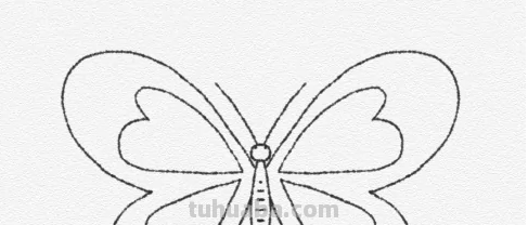 怎么画蝴蝶简笔画 怎么画蝴蝶简笔画