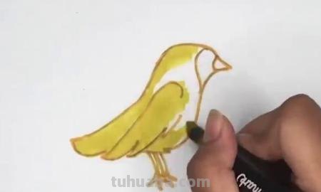 黄鹂怎么画简笔画 两个黄鹂鸣翠柳一行白鹭上青天怎么配画? 黄鹂怎么画简笔画 两个黄鹂鸣翠柳一行白鹭上青天怎么配画?