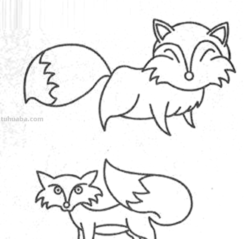 狐狸简笔画狐狸的简笔画吗 狐狸简笔画狐狸的简笔画吗