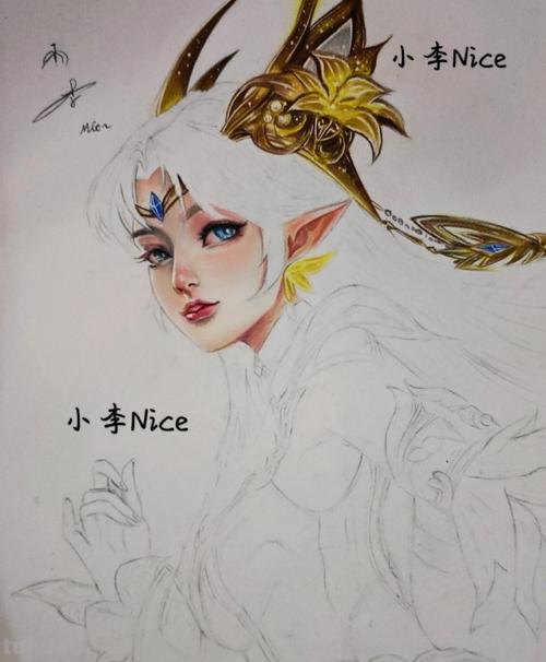 貂蝉怎么画 彩铅色 王者荣耀彩铅怎么上色？