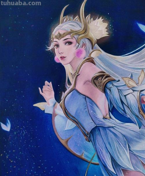 貂蝉怎么画 彩铅色 王者荣耀彩铅怎么上色?