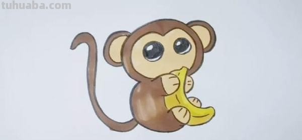 猴子怎么画简笔画
