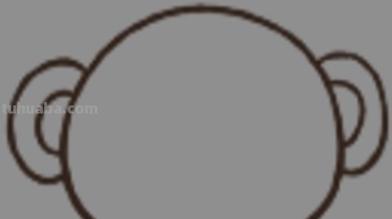 猴子简笔画教程