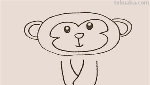 猴子简笔画教程