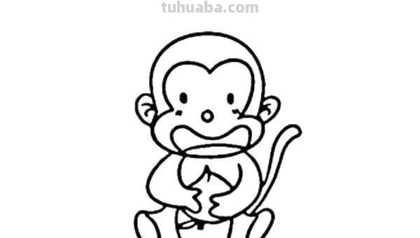 猴子简笔画怎么画